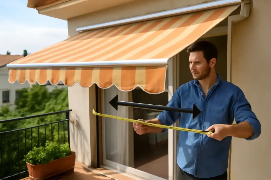 Qual è la misura ideale per una tenda da sole su balcone? Le dritte che evitano errori frequenti