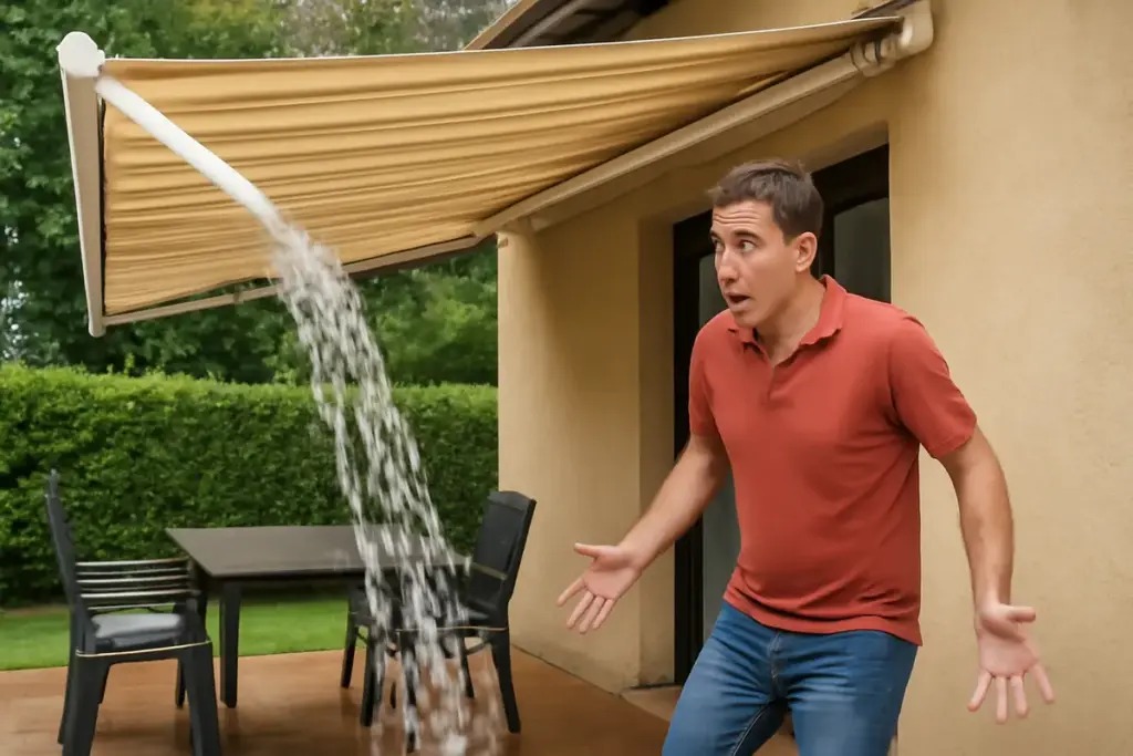 Cosa succede se monto la tenda da sole troppo inclinata? Le conseguenze che nessuno spiega
