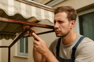 Tende da sole e ruggine sulla struttura: come riconoscerla in tempo e curarla senza sostituire tutto