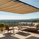 Schermatura solare per terrazzi grandi: idee funzionali per ombra senza rinunciare alla vista