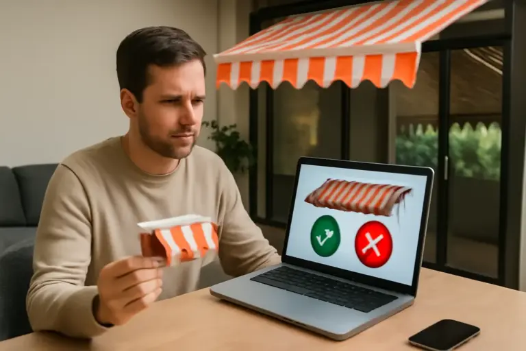 Conviene acquistare tende da sole online o presso un rivenditore fisico? I pro e contro che possono fare la differenza