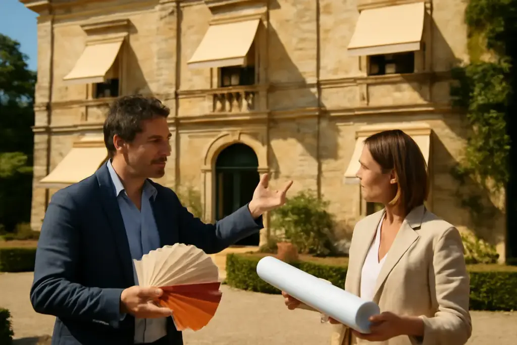 Quali schermature solari valorizzano una villa storica? I consigli dei decoratori esperti